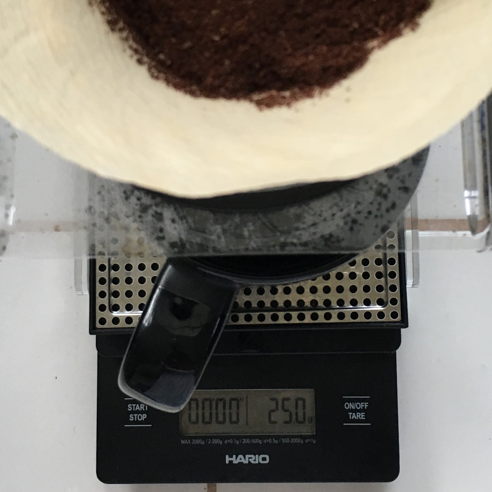 weigh the grounds
